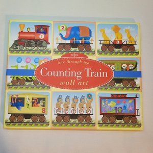 eeBoo  Counting Train Wall Art